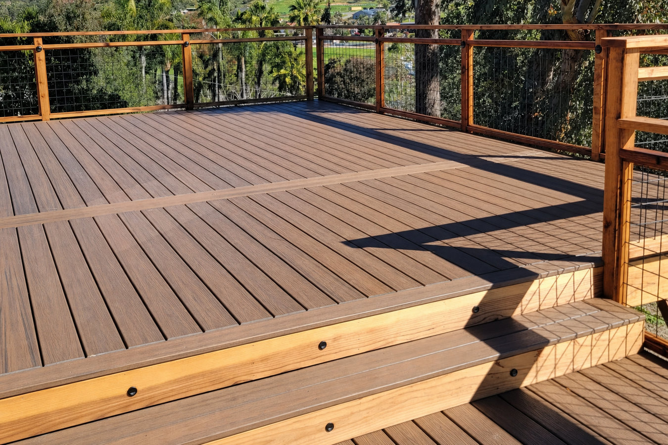 Composite deck installation in Chula Vista, CA