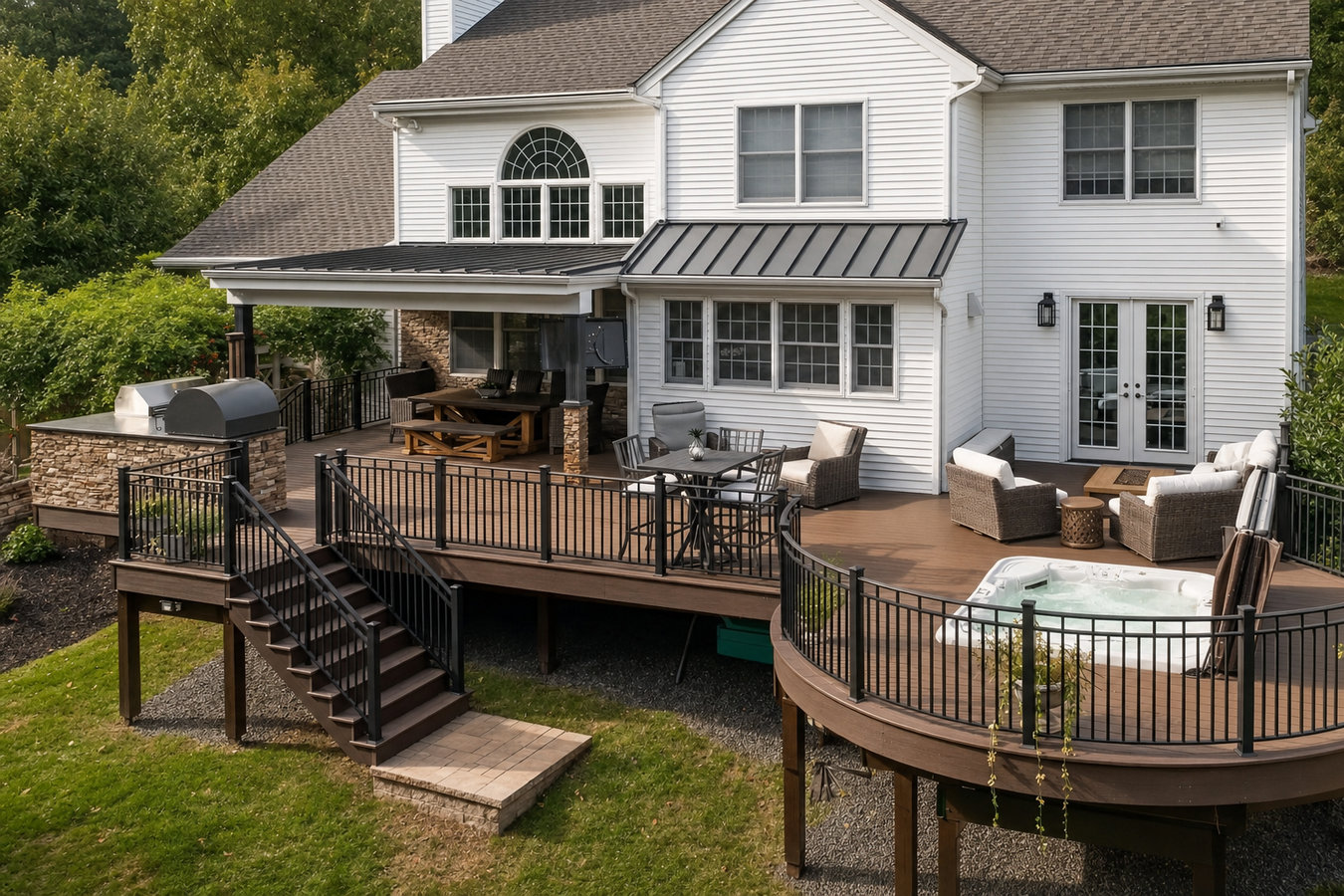 Custom deck design and build